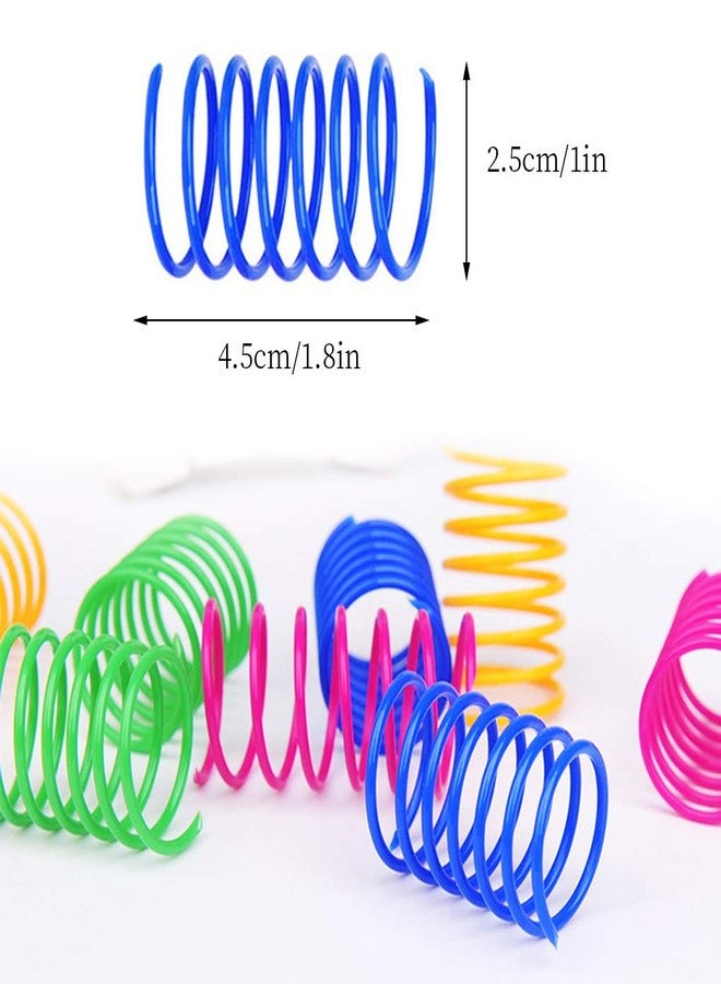 Andiker 60pcs Colorful Spiral Springs Creative and Interactive Cat Toys for Indoor Cats - Image 4